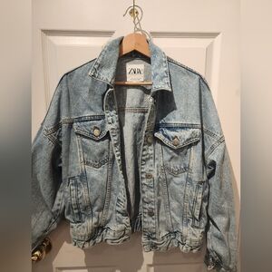 Zara Oversized Denim Jacket